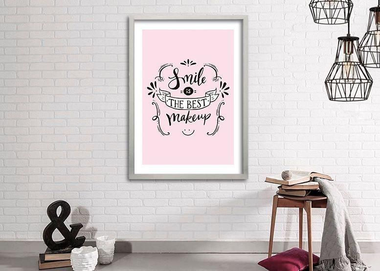 Cuadro 50x35 cm ilustración Sonrie-1