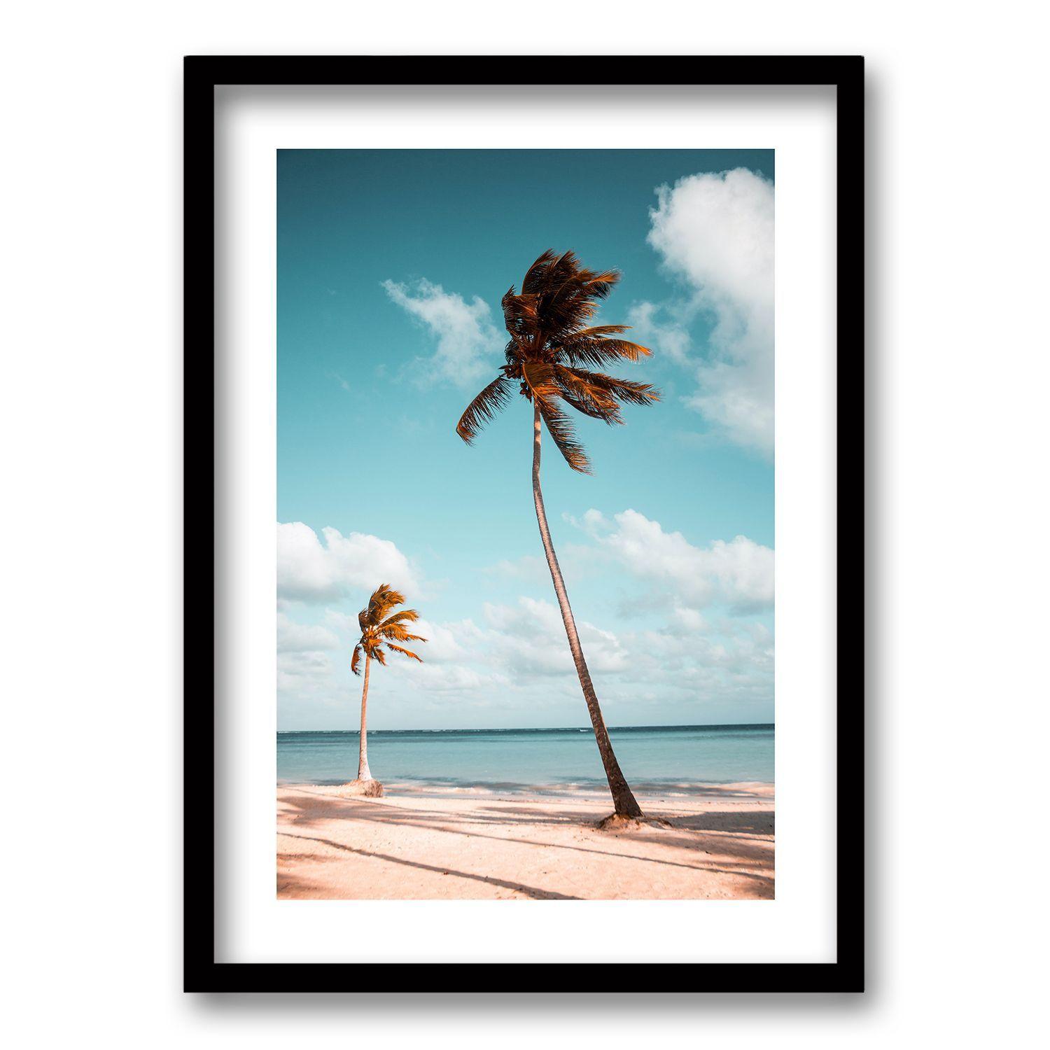 Cuadro Palmera Retro 70x50 CM-0