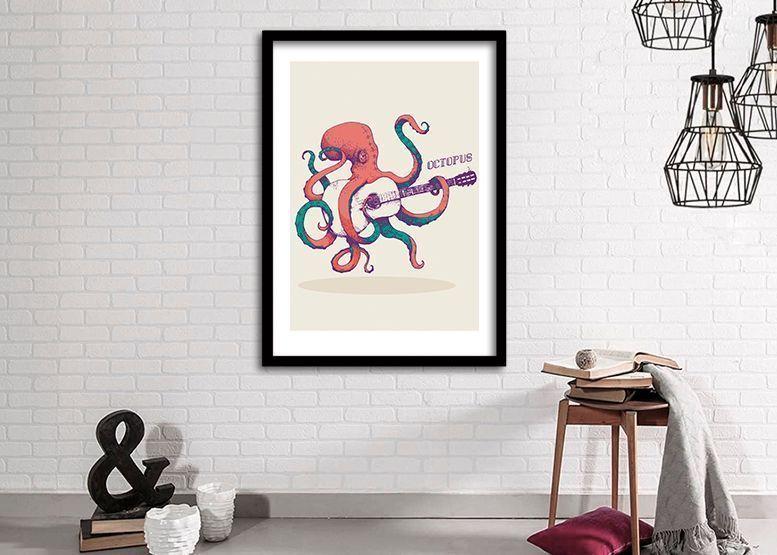 Cuadro 50x35 cm ilustración Pulpop-1