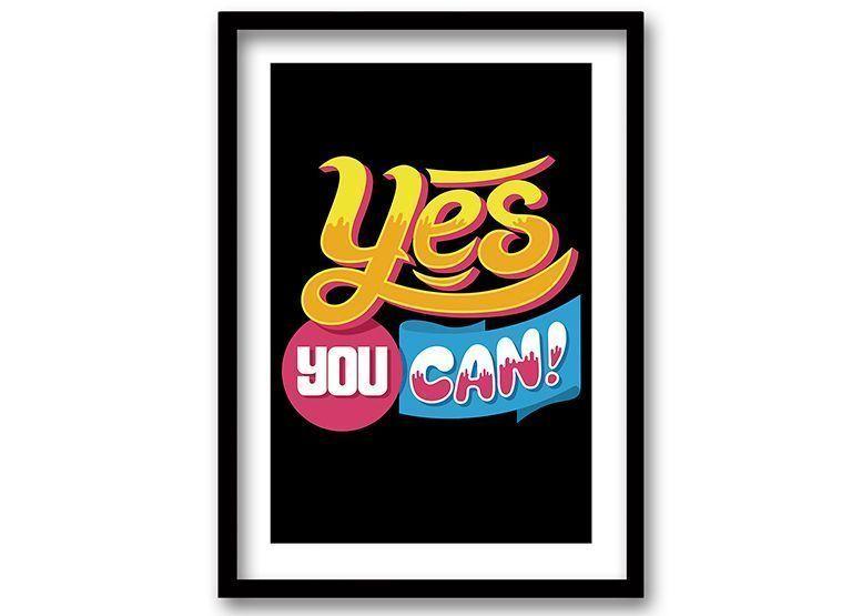 Cuadro 50x35 cm ilustración Tu puedes-0