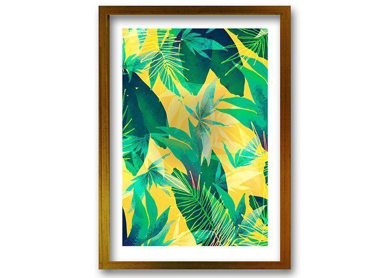 Cuadro 70x50 cm ilustración Vegetación-0