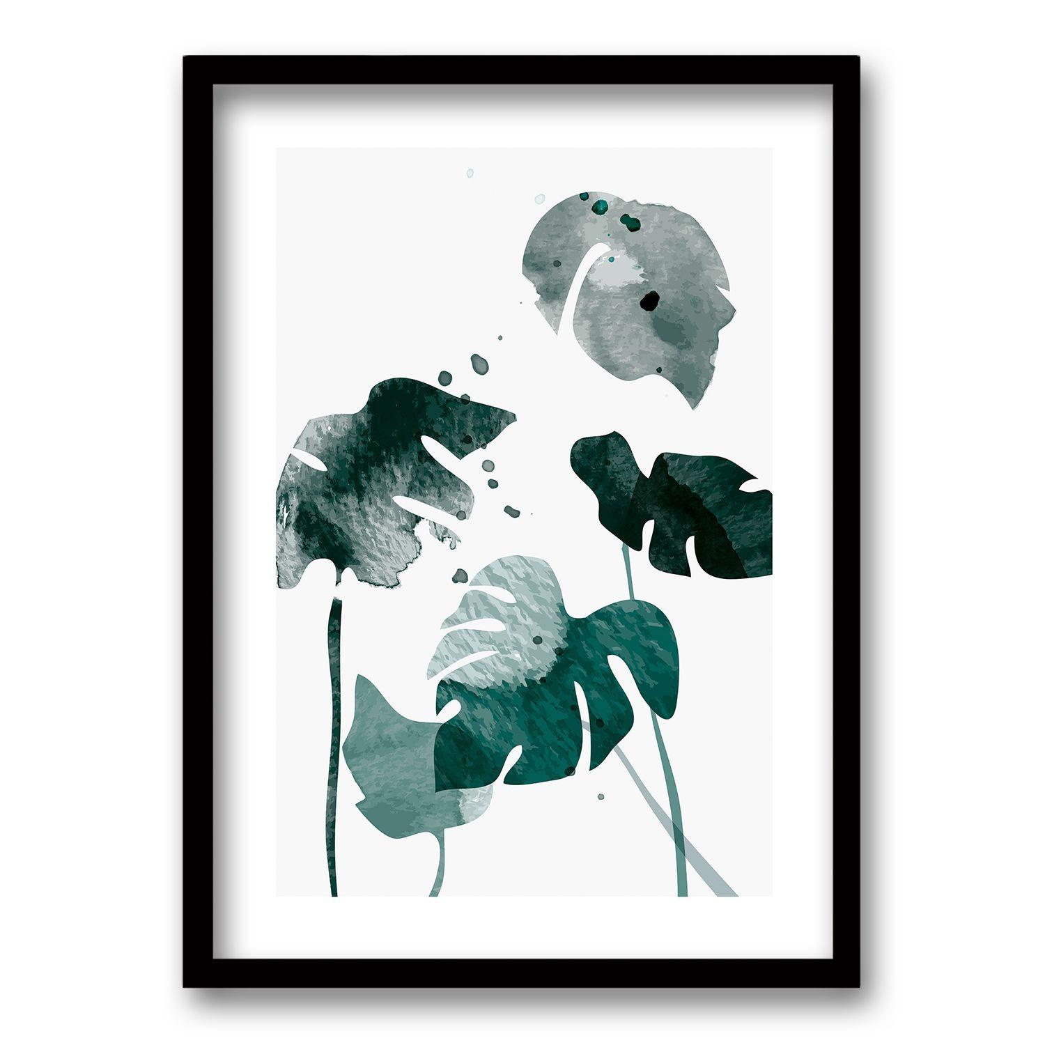 Cuadro Armonía Botánica Enmarcada lll 70x50 CM-0