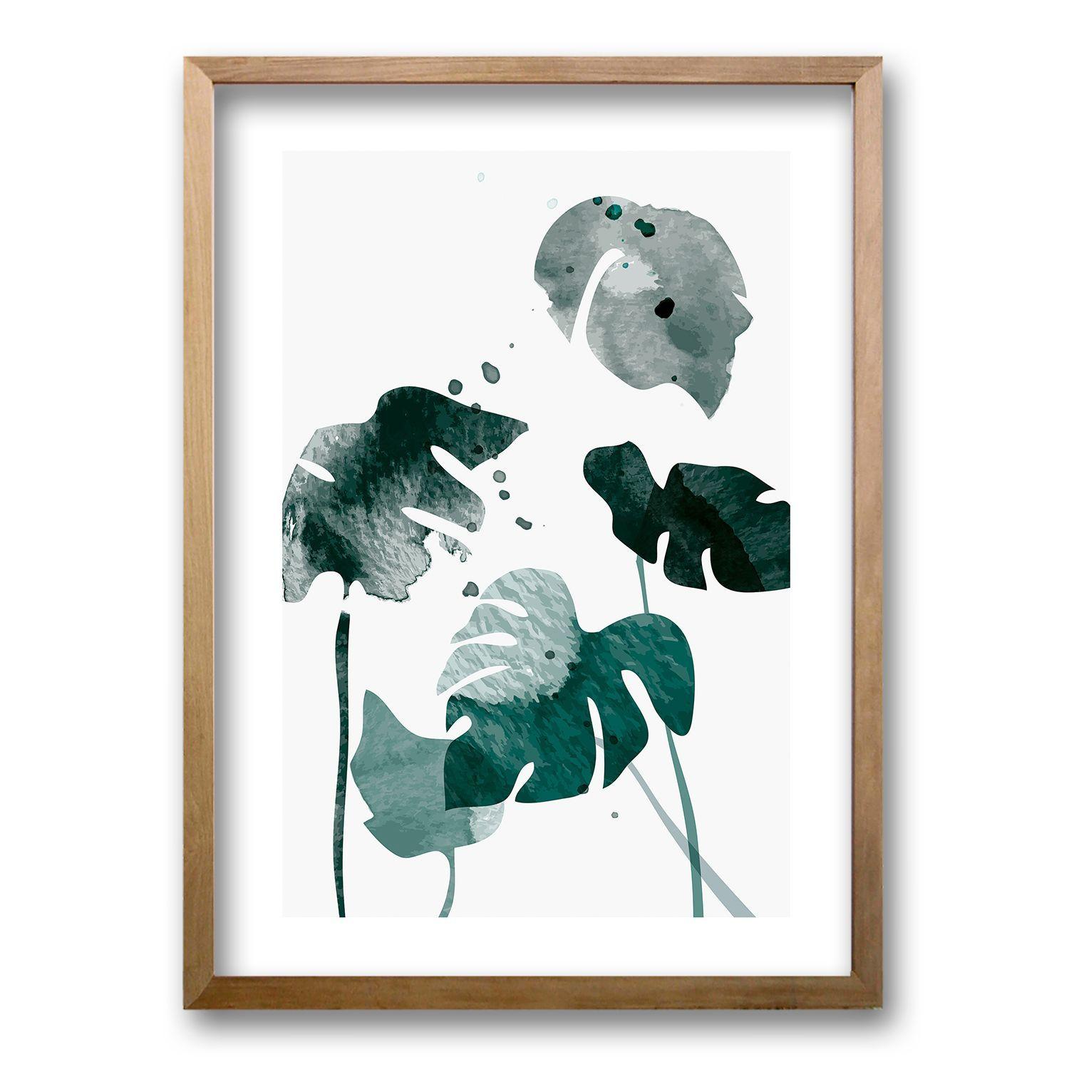 Cuadro Armonía Botánica Enmarcada lll 70x50 CM-0