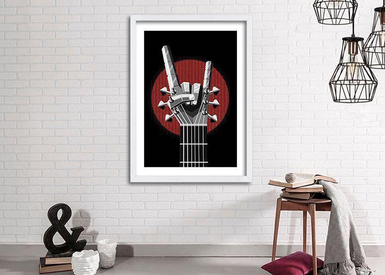 Cuadro 50x35 cm ilustración You rock-1