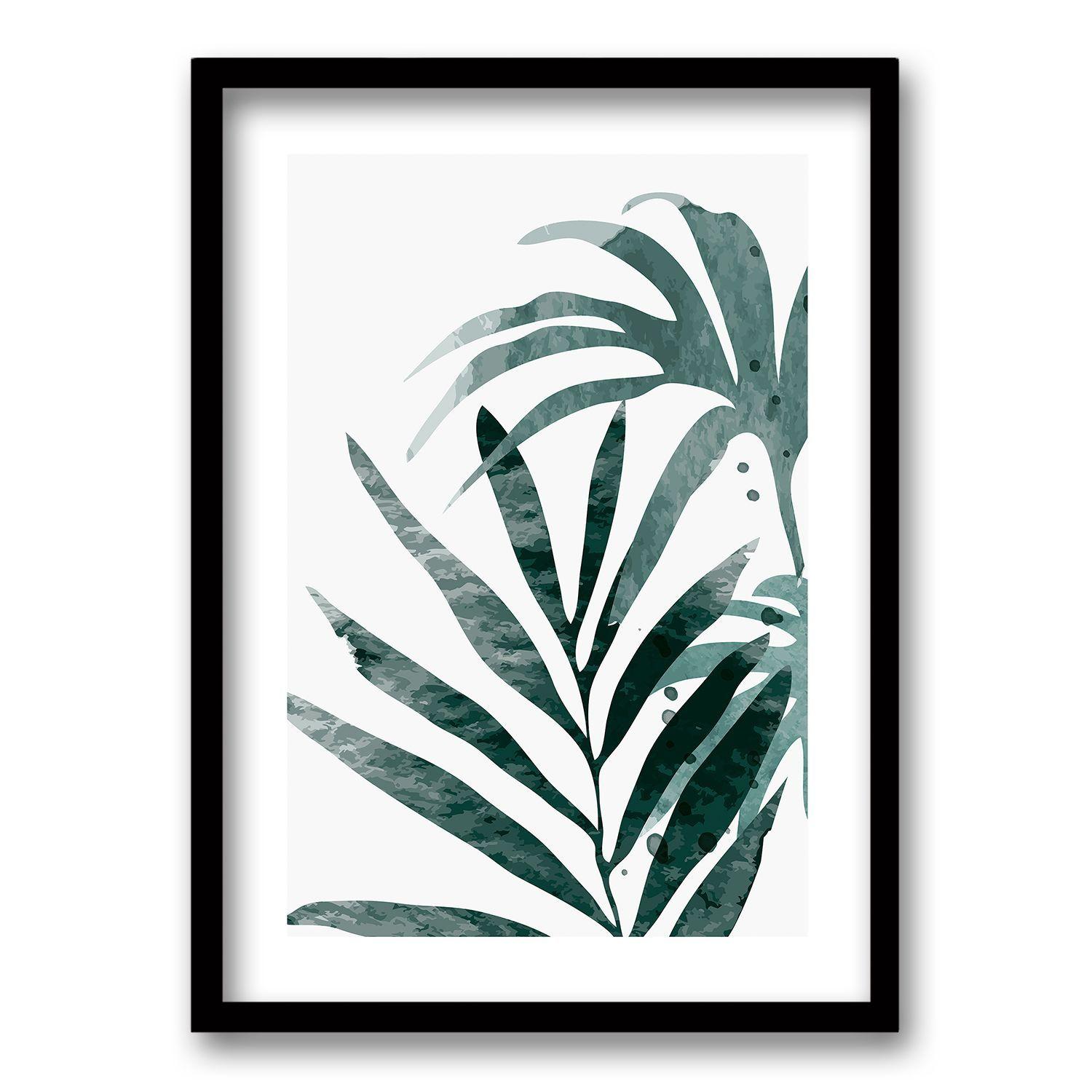 Cuadro Armonía Botánica Enmarcada l 70x50 CM-0