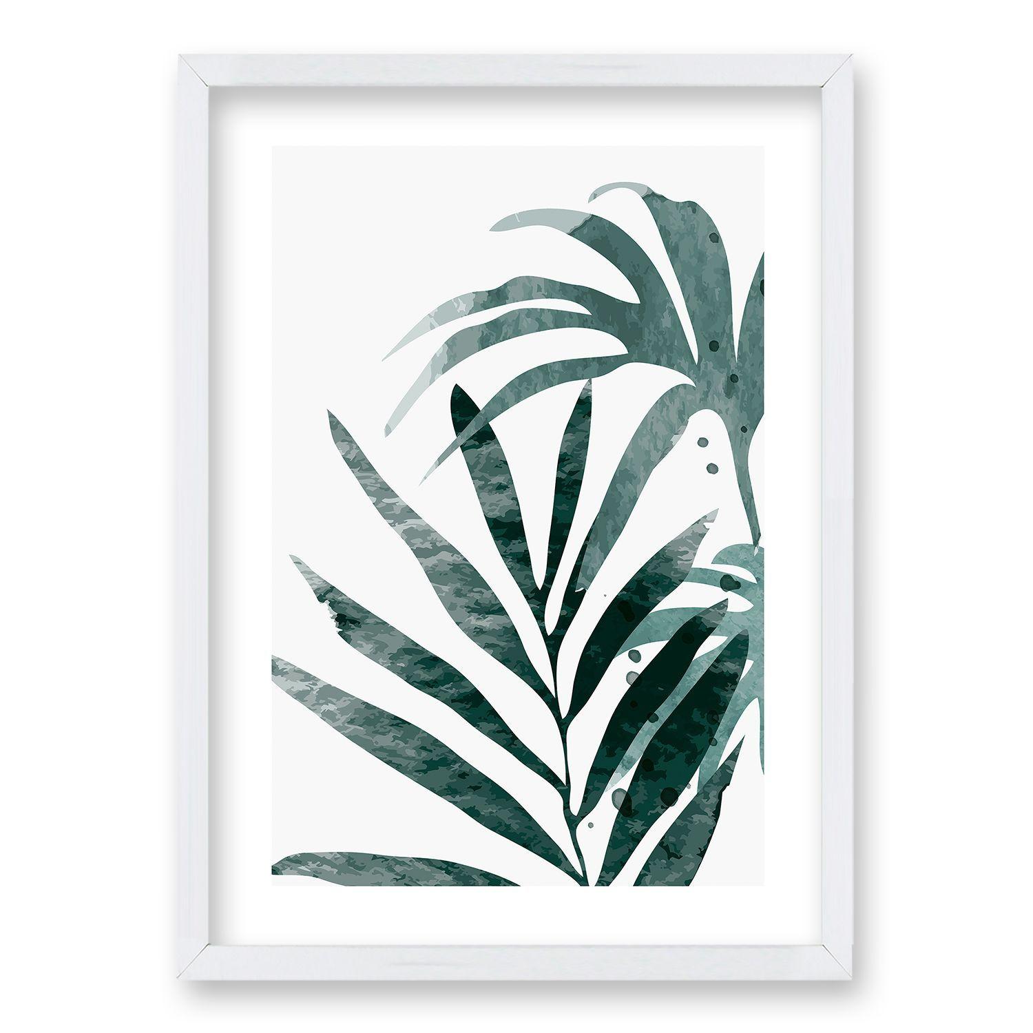 Cuadro Armonía Botánica Enmarcada l 70x50 CM-0