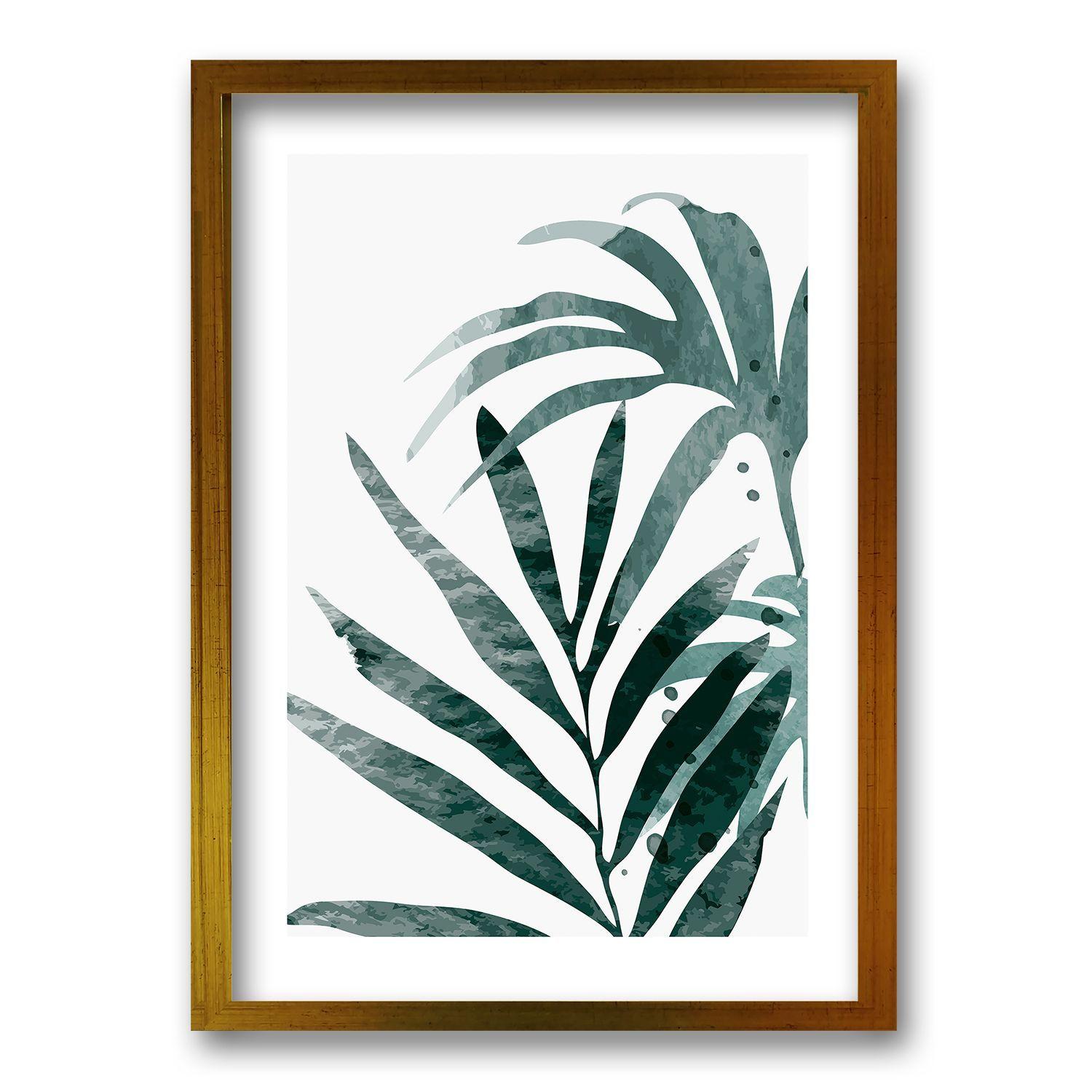 Cuadro Armonía Botánica Enmarcada l 70x50 CM-0