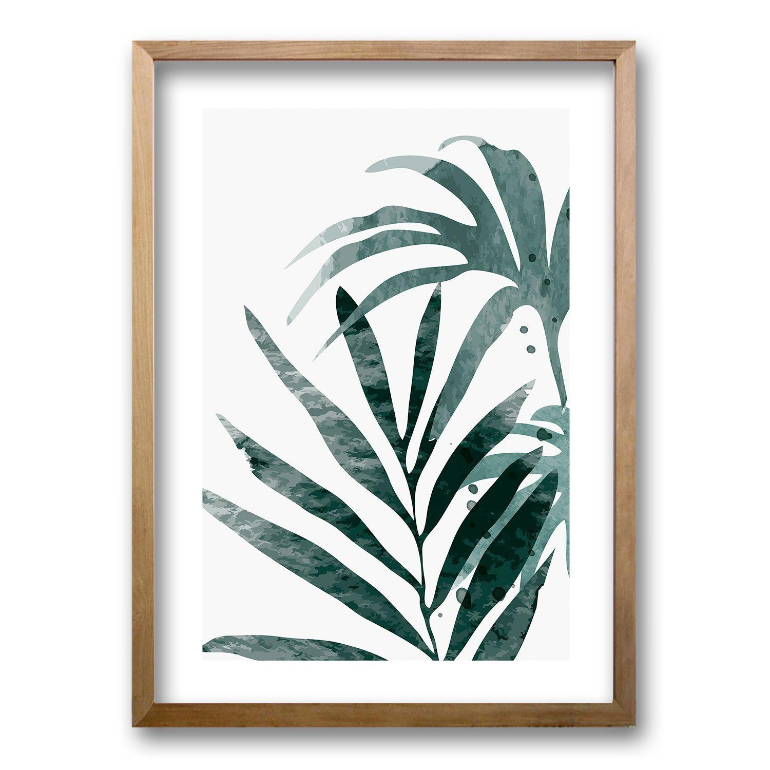 Cuadro Armonía Botánica Enmarcada l 70x50 CM-0