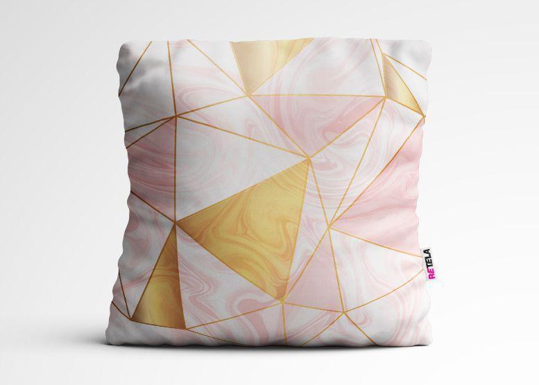 Cojin 45x45 cm ilustración Trama rosa-0