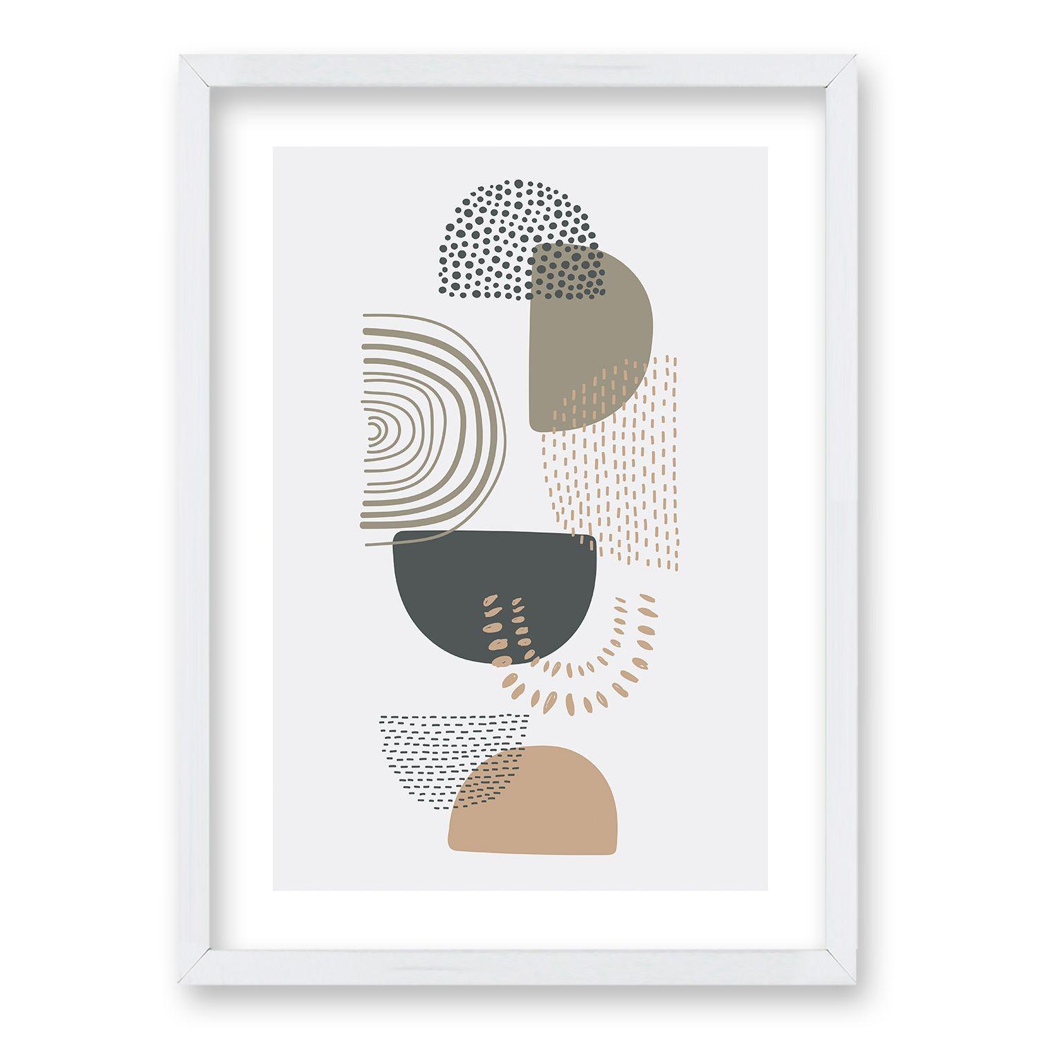 Cuadro Lines and Shapes 70x50 CM-0