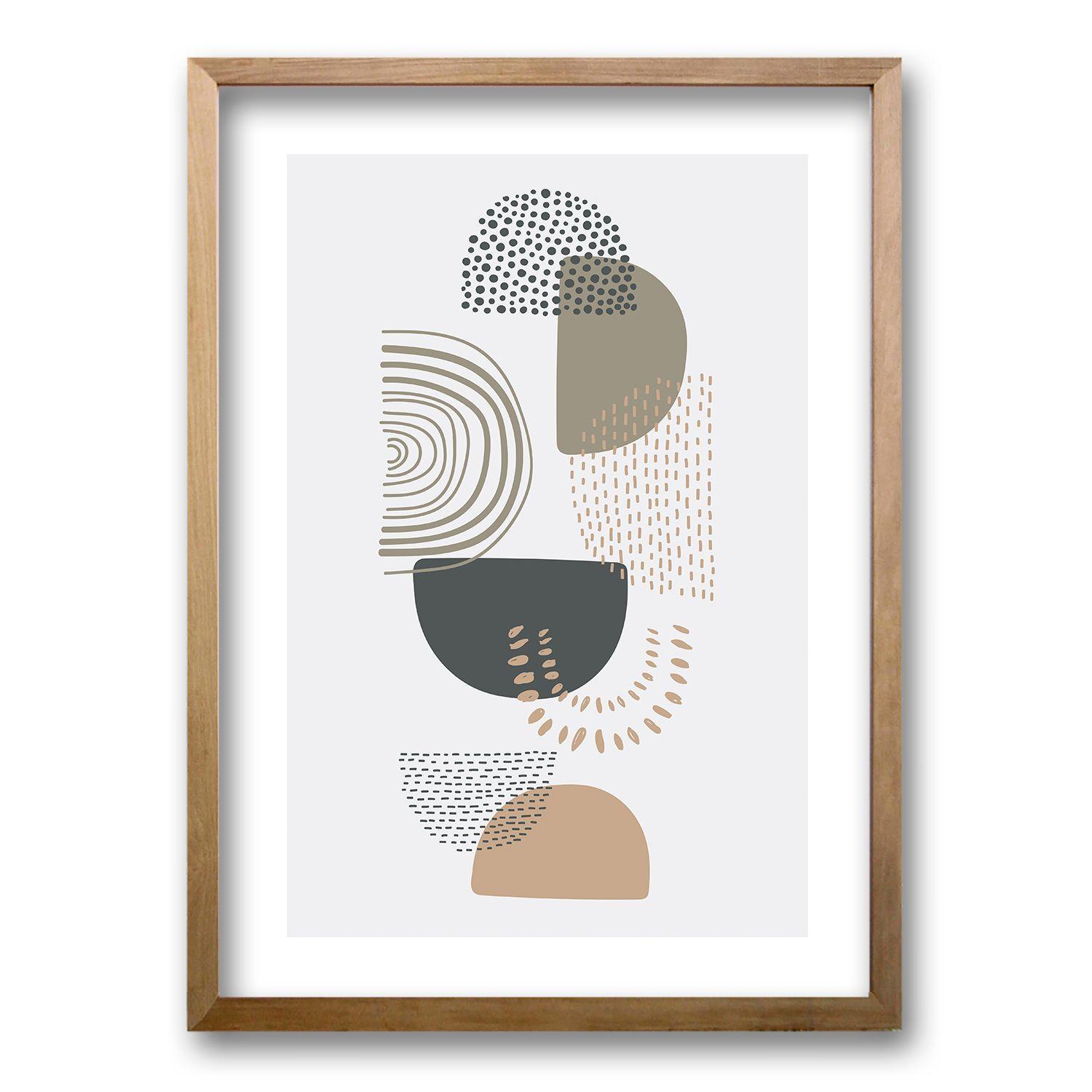 Cuadro Lines and Shapes 70x50 CM-0