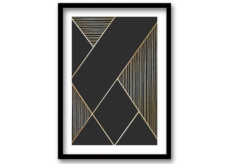 Cuadro ilustración Linealidad - 70x50 cm-0