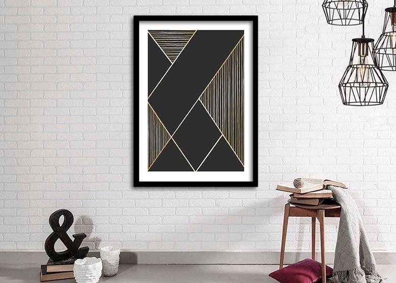 Cuadro ilustración Linealidad - 70x50 cm-1