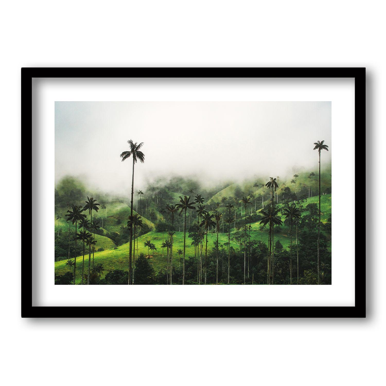 Cuadro Horizonte Verde y Celestial l 70x50 CM-0