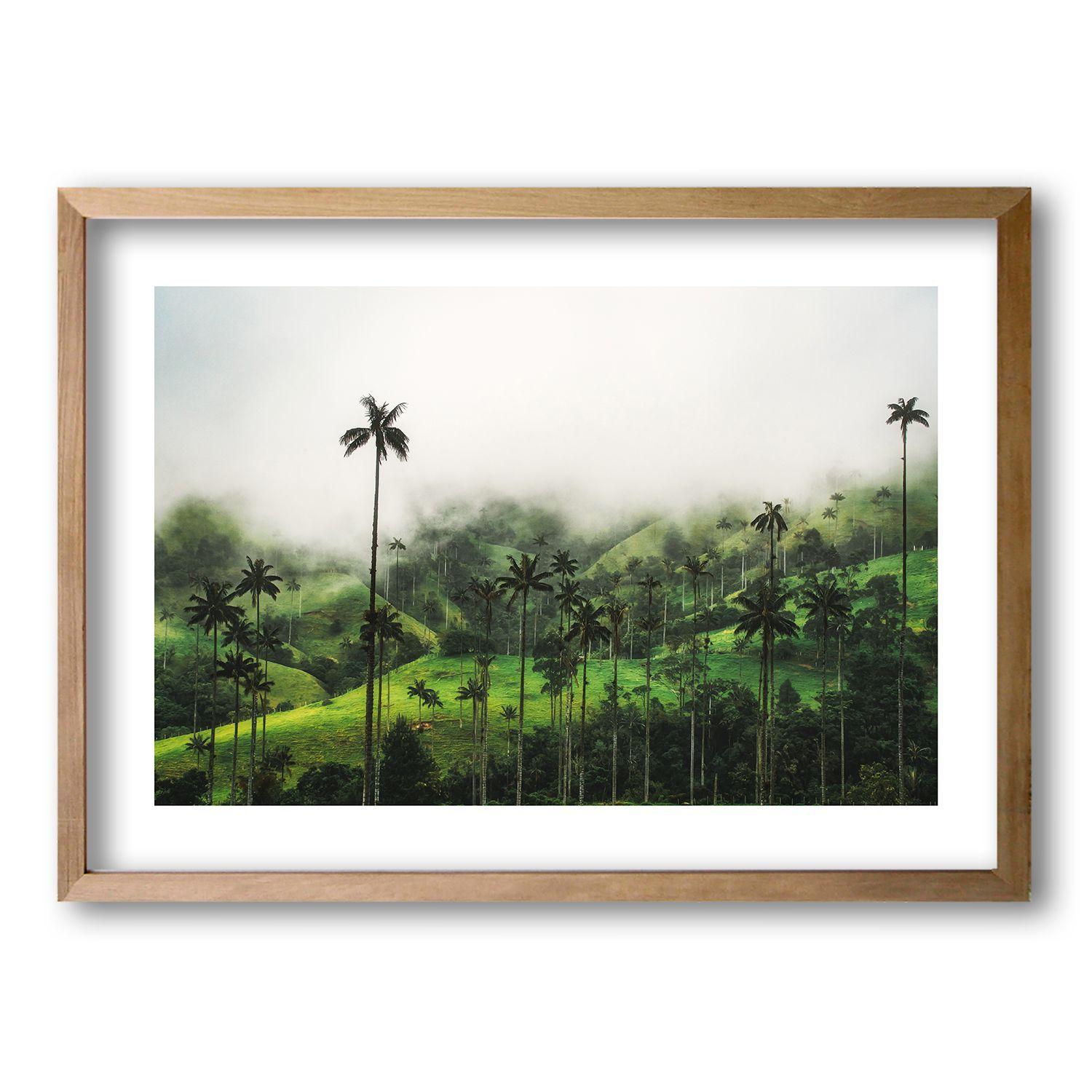 Cuadro Horizonte Verde y Celestial l 70x50 CM-0