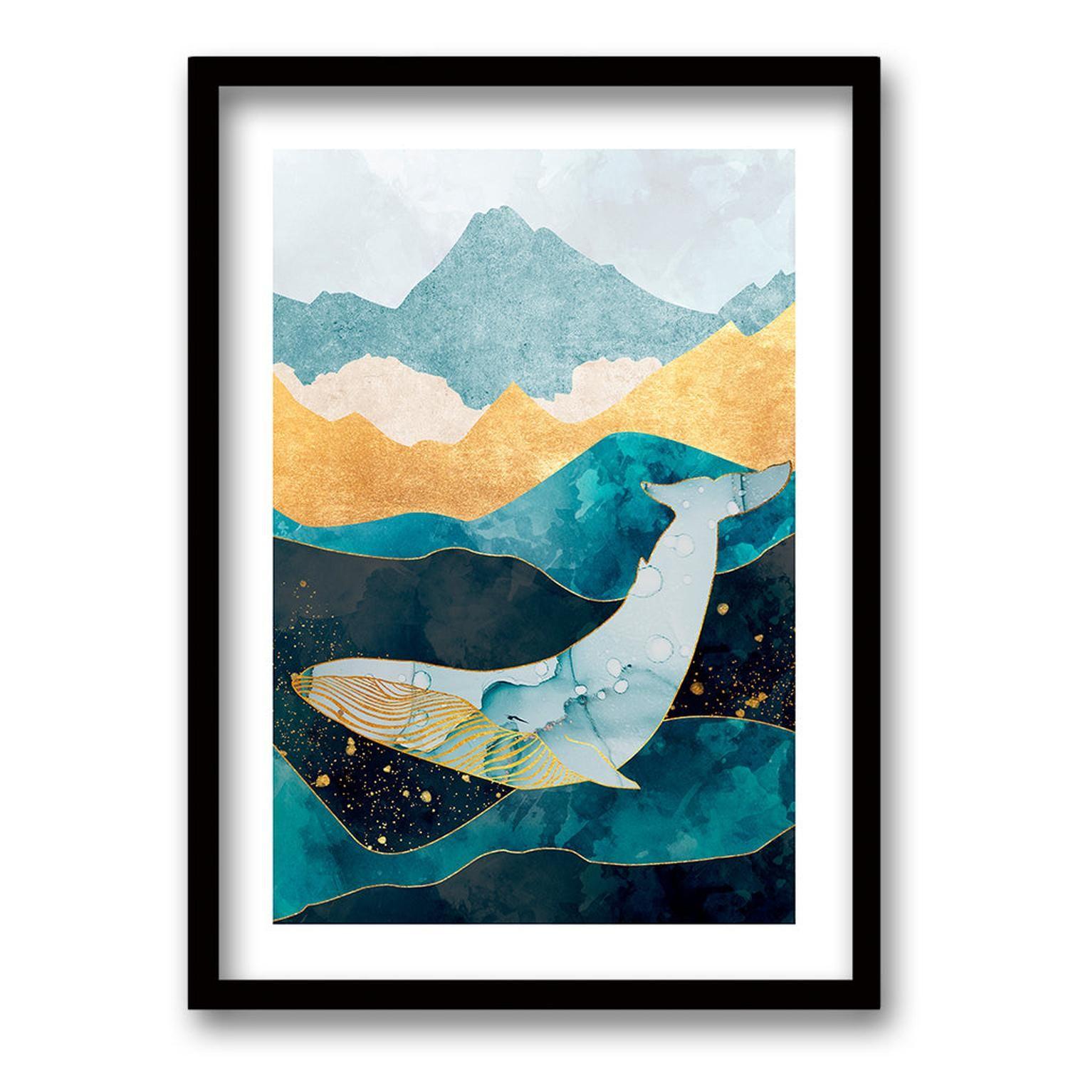 Cuadro Ballena Dorada-0