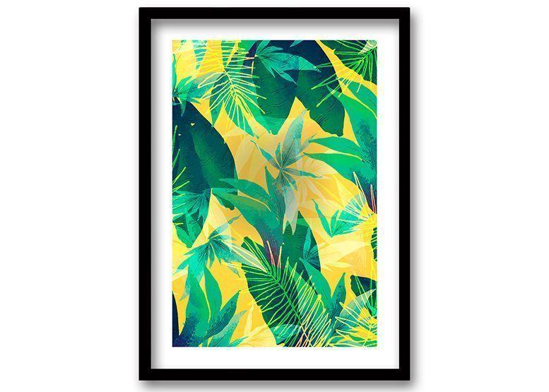 Cuadro 40x30 cm ilustración Vegetación-0