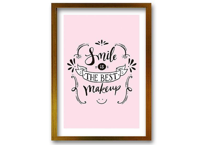 Cuadro 70x50 cm ilustración Sonrie-0