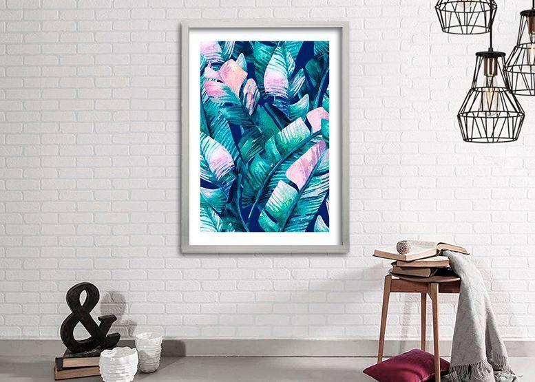 Cuadro 40x30 cm ilustración Tropico-1