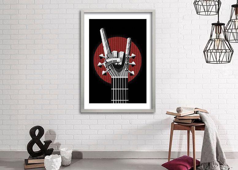 Cuadro 50x35 cm ilustración You rock-1