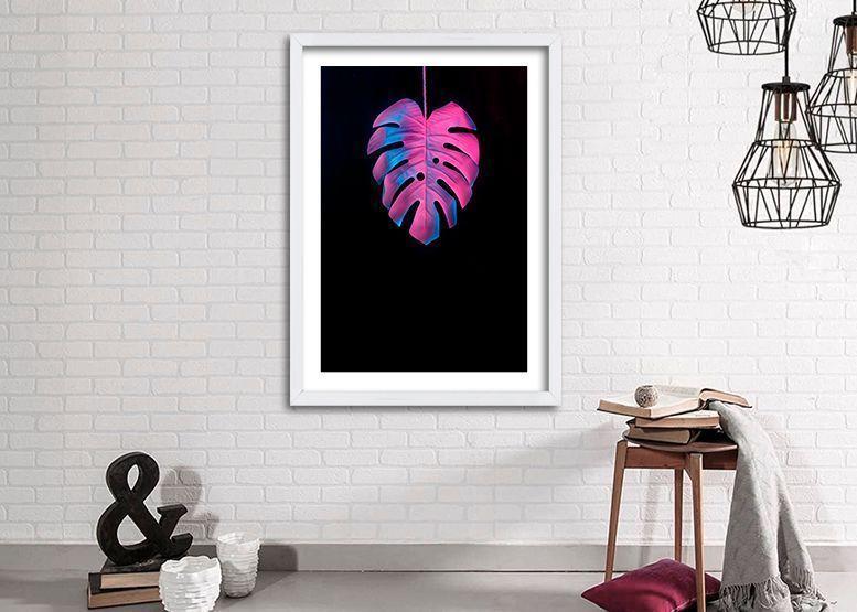 Cuadro ilustración Hoja impacto - 40x30 cm-1