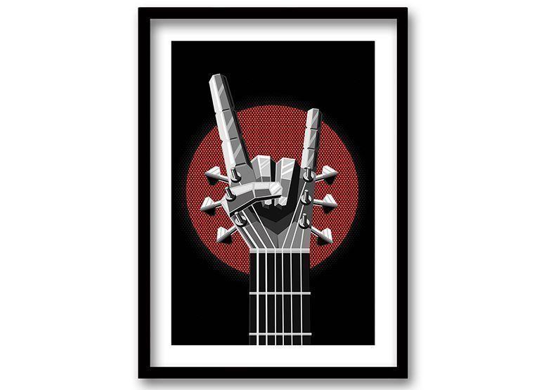 Cuadro 50x35 cm ilustración You rock-0