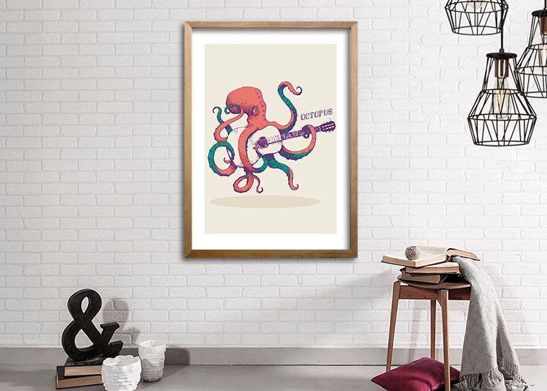 Cuadro 70x50 cm ilustración Pulpop-1