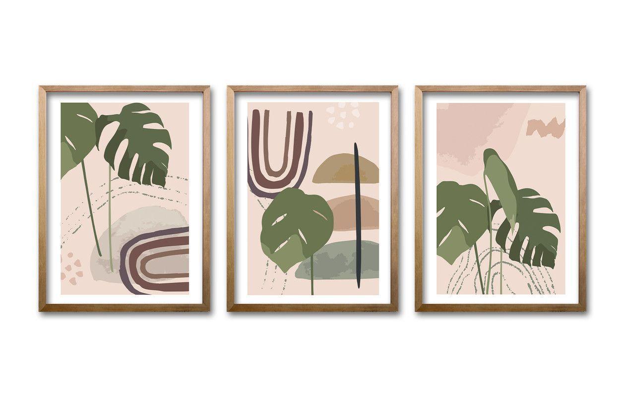 Cuadro Trio Negro 40x30cms Otoño-0