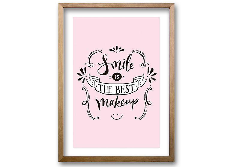 Cuadro 40x30 cm ilustración Sonrie-0