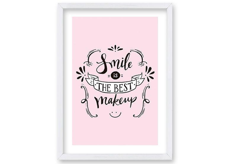 Cuadro 70x50 cm ilustración Sonrie-0