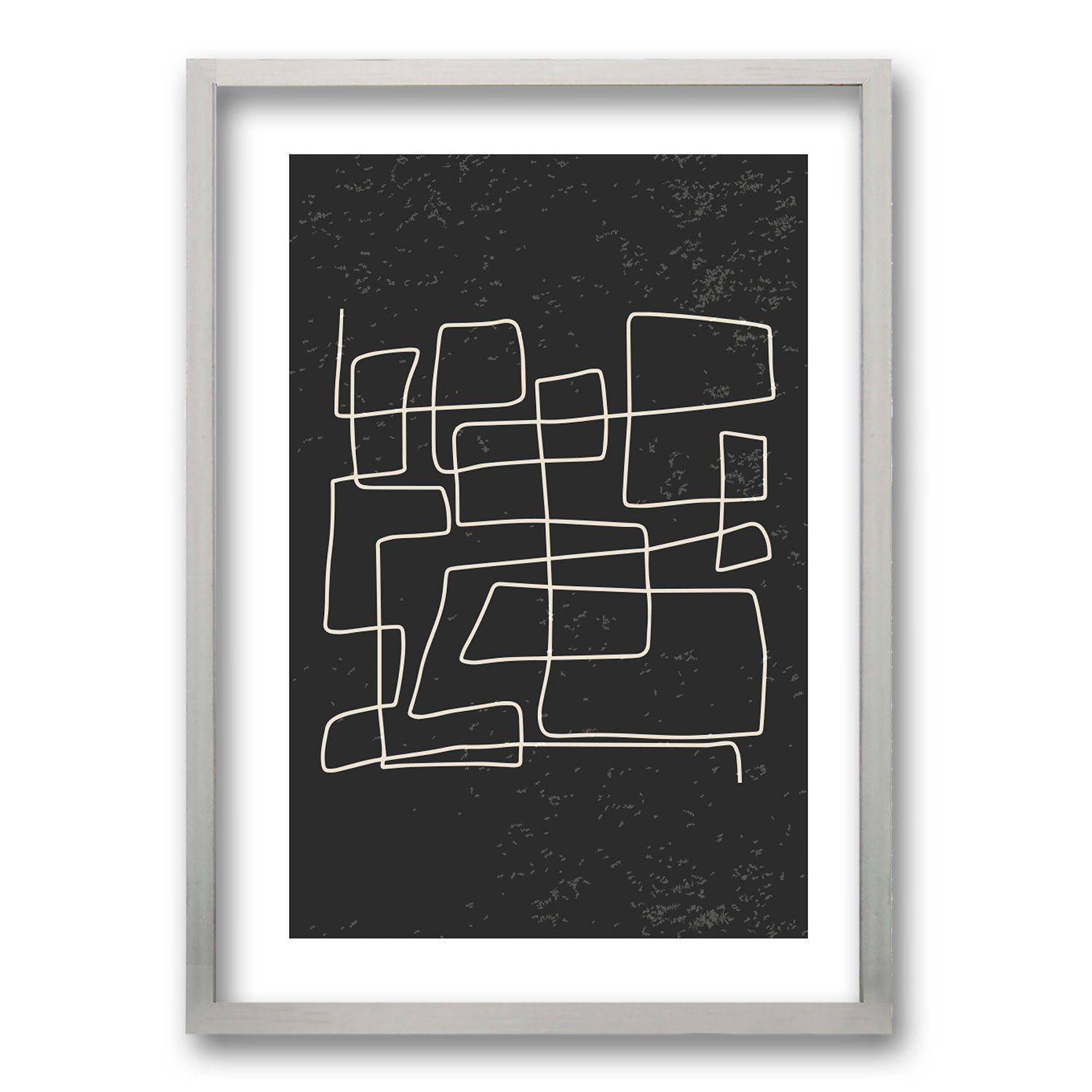 Cuadro Laberinto Fragmentado lll 70x50 CM-0