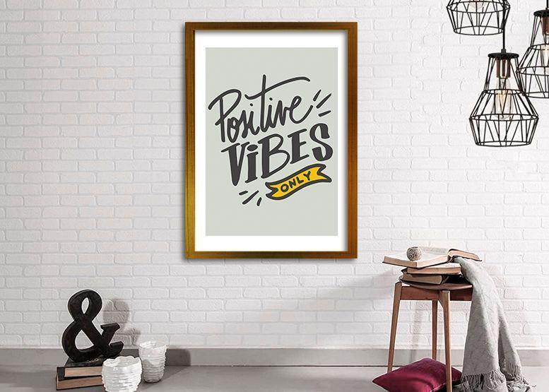 Cuadro 50x35 cm ilustración Positivo-1