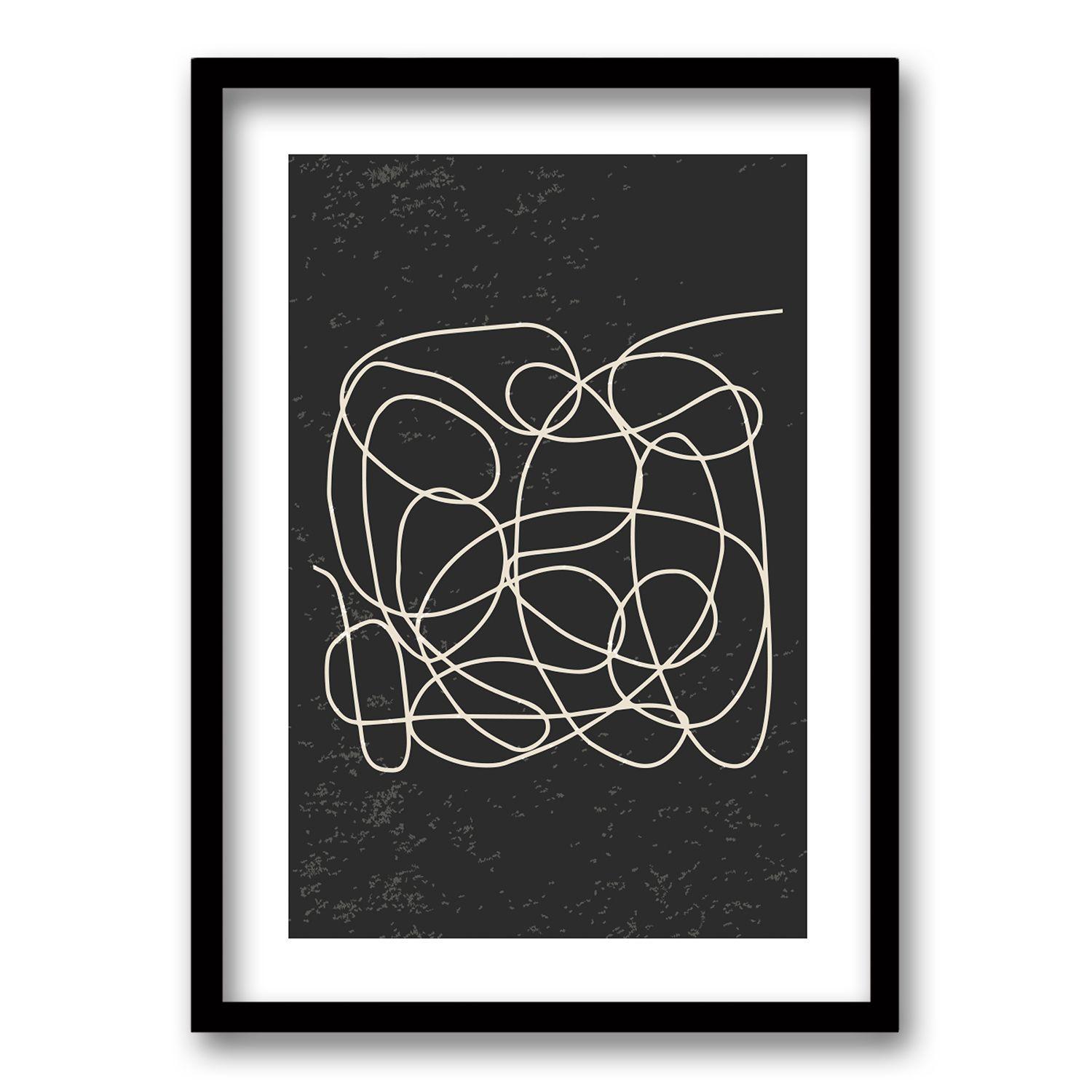 Cuadro Laberinto Fragmentado ll 70x50 CM-0