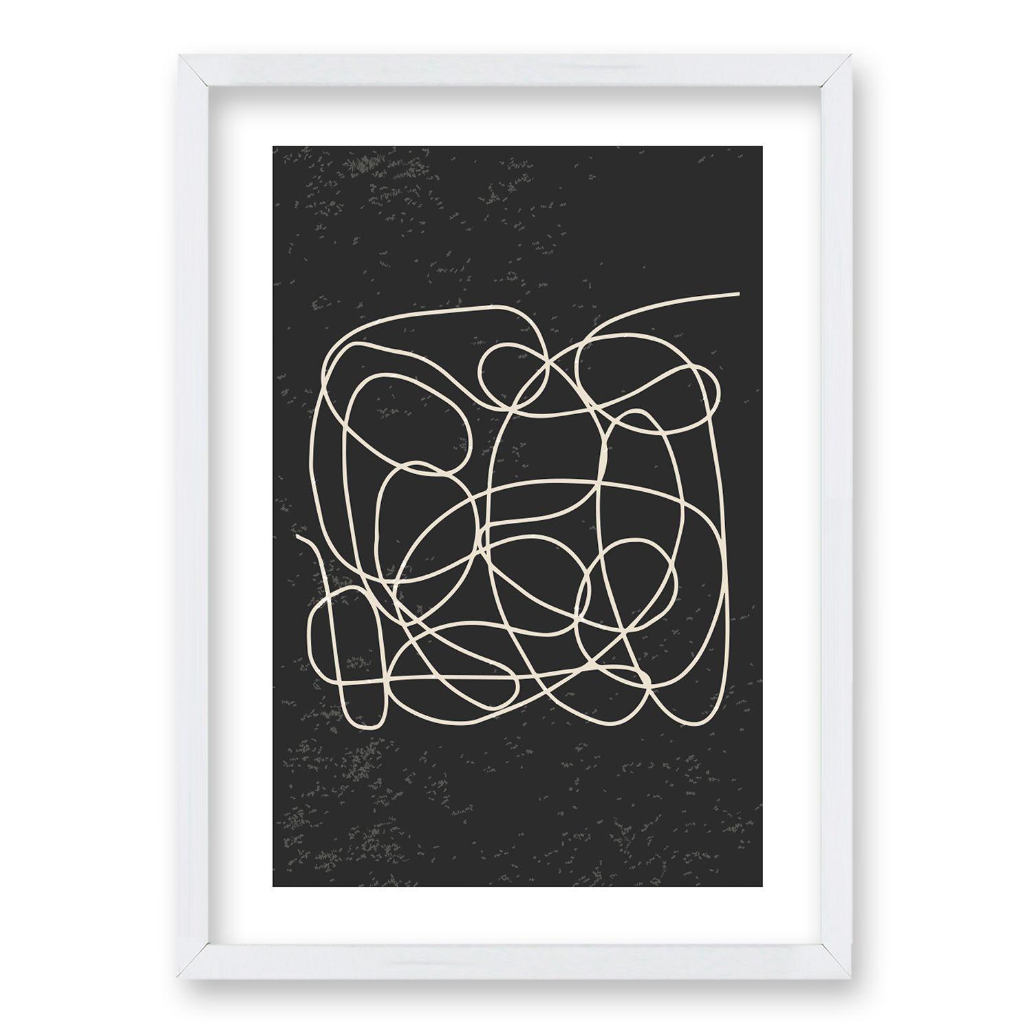 Cuadro Laberinto Fragmentado ll 70x50 CM-0