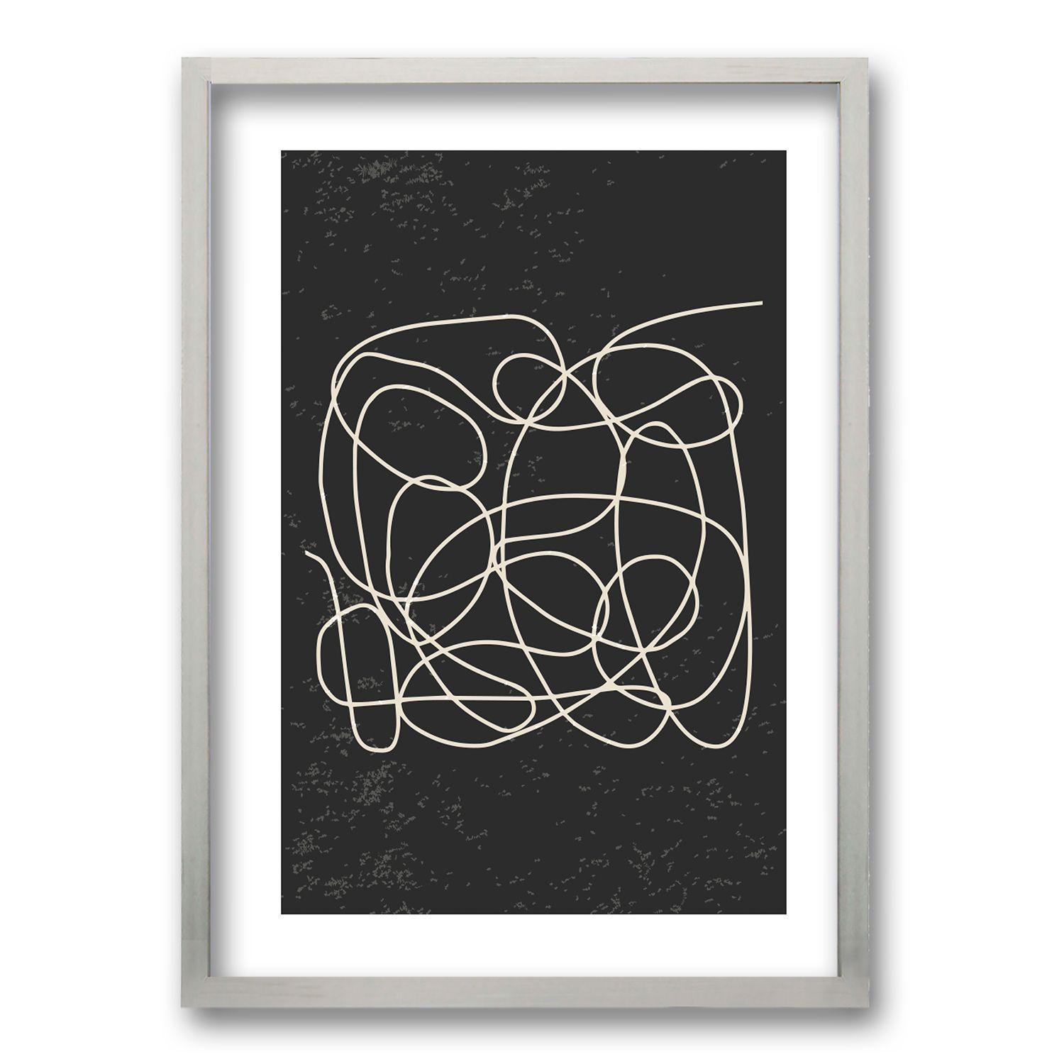 Cuadro Laberinto Fragmentado ll 70x50 CM-0