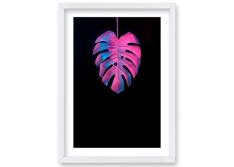 Cuadro ilustración Hoja impacto - 70x50 cm-0