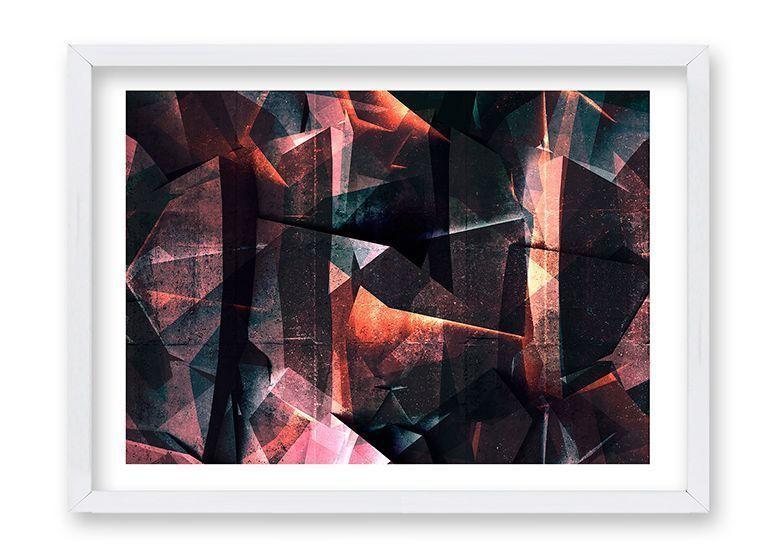 Cuadro 70x50 cm ilustración Geo abstracta-0