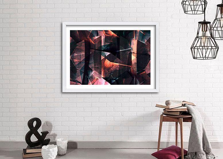 Cuadro 70x50 cm ilustración Geo abstracta-1