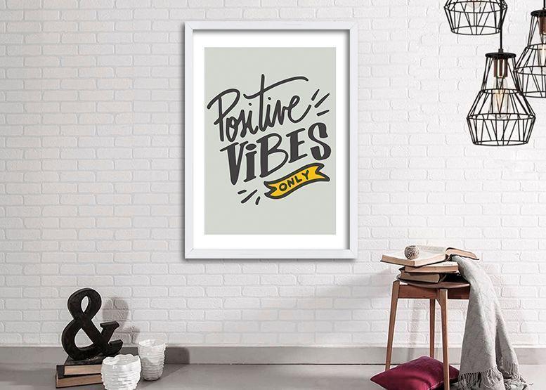 Cuadro 40x30 cm ilustración Positivo-1