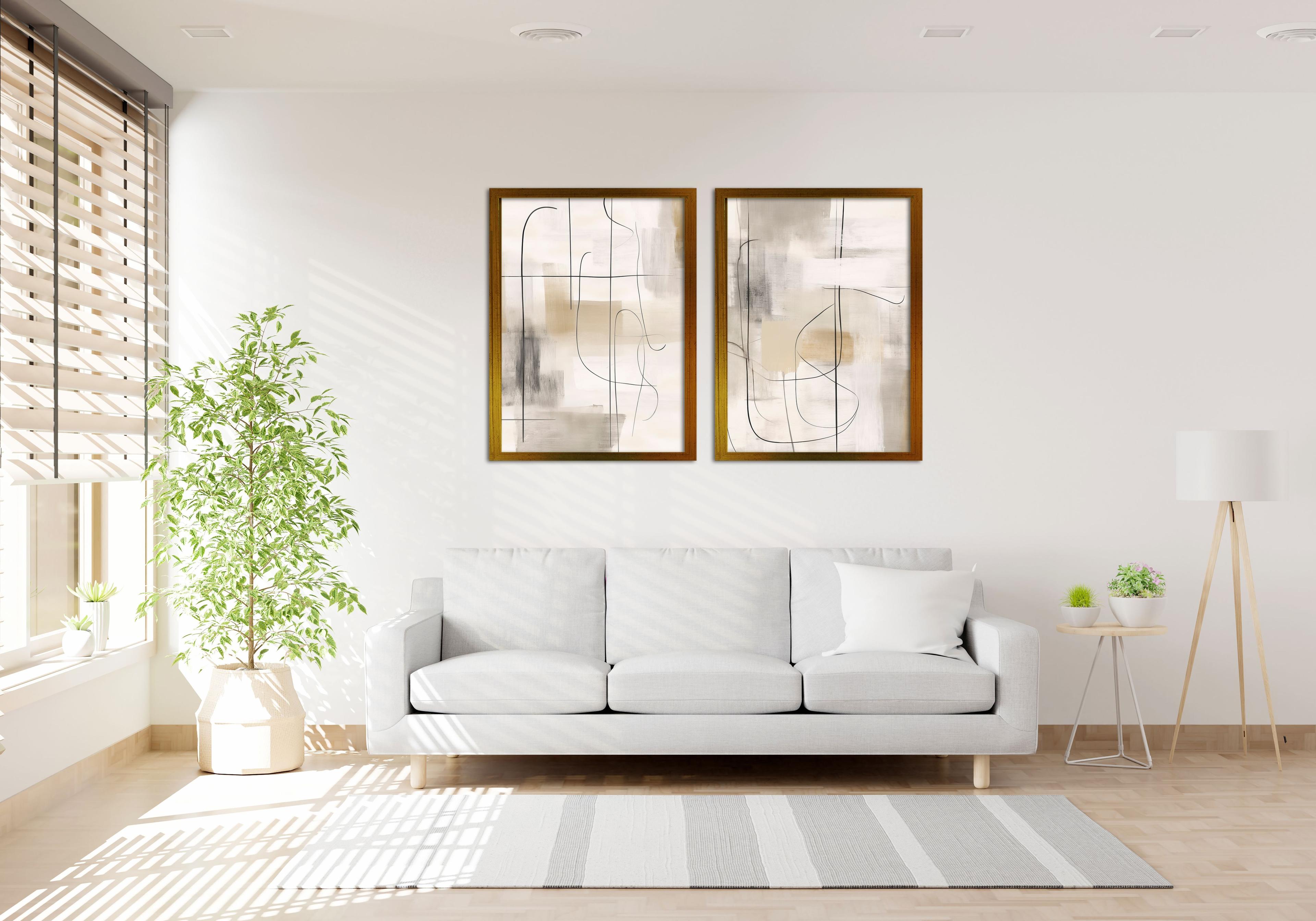 Cuadro Duo Contraste Gradual 70x50 CM-1