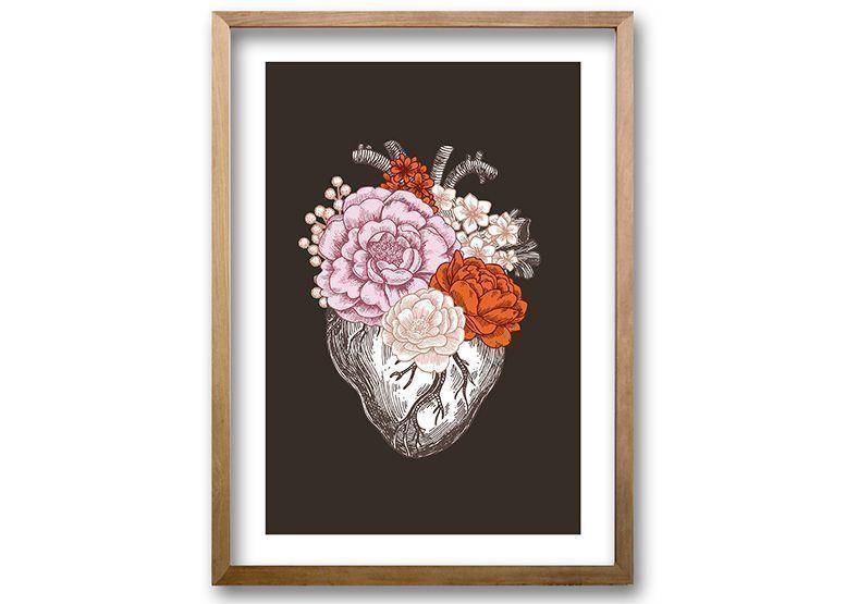 Cuadro ilustración Flor de vida - 70x50 cm-0