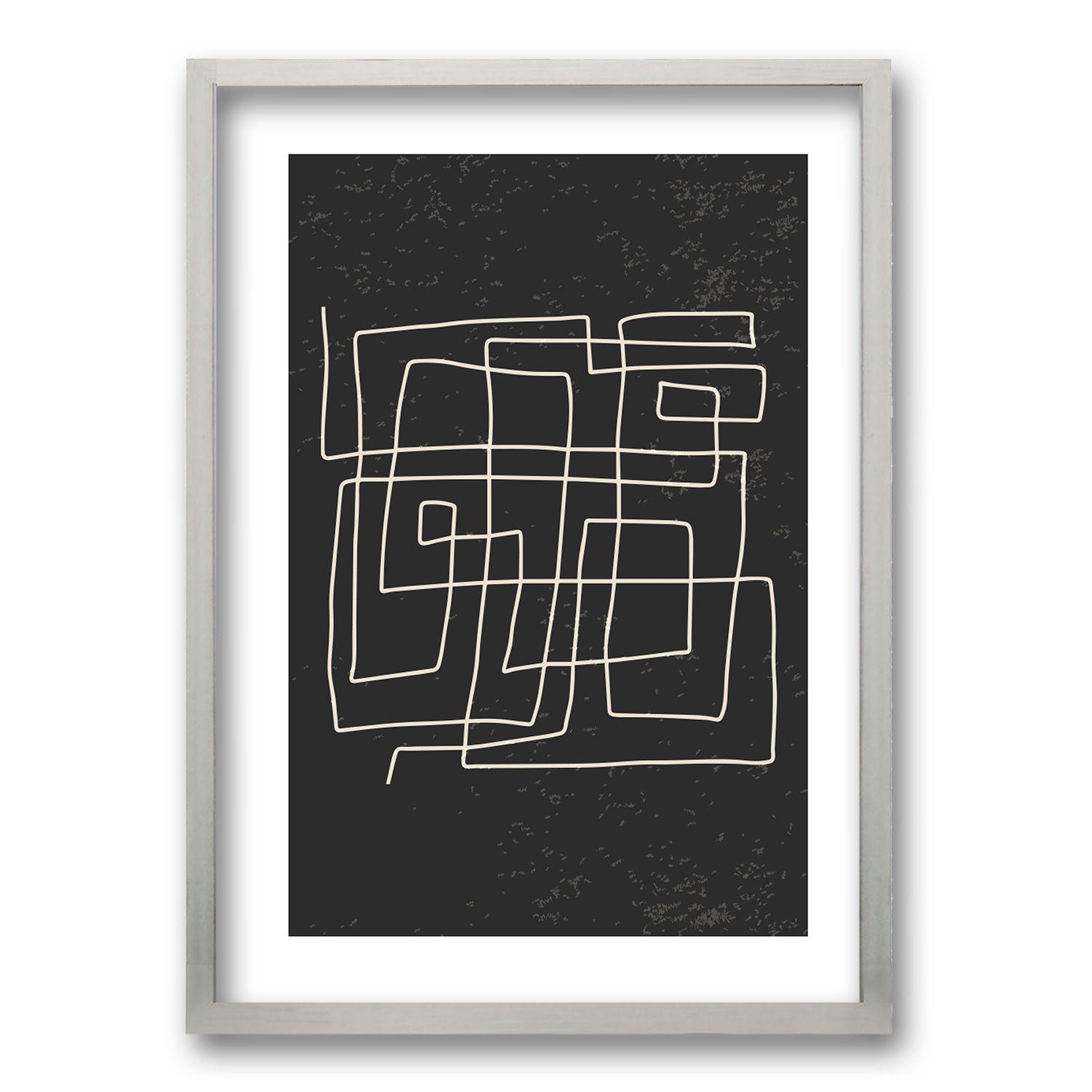 Cuadro Laberinto Fragmentado l 70x50 CM-0