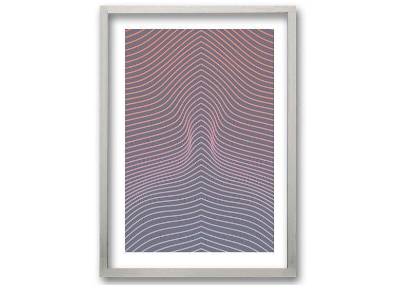 Cuadro 40x30 cm ilustración Ilusión lineal-0