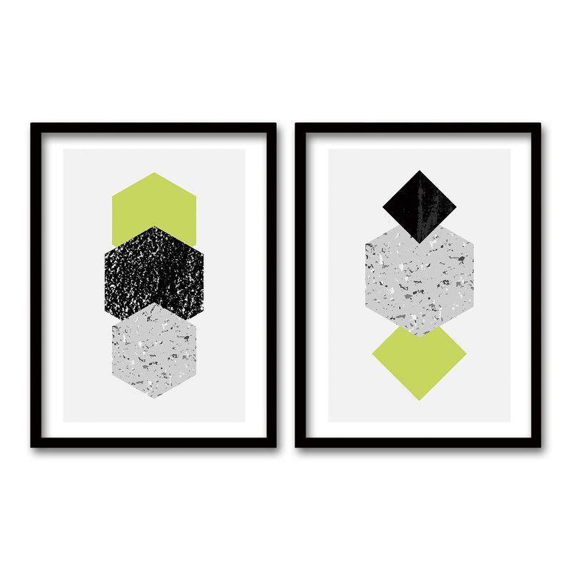 Cuadro Duo Negro 50x35cms Lima-0