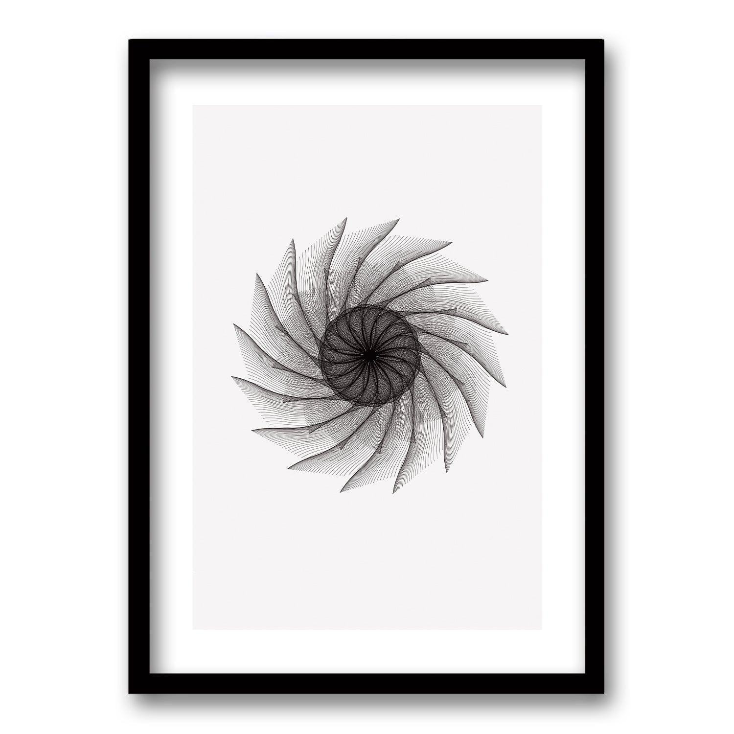 Cuadro Vórtice Circular II-0