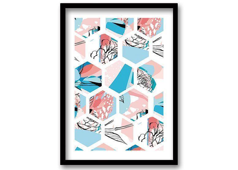 Cuadro ilustración Colmena - 70x50 cm-0
