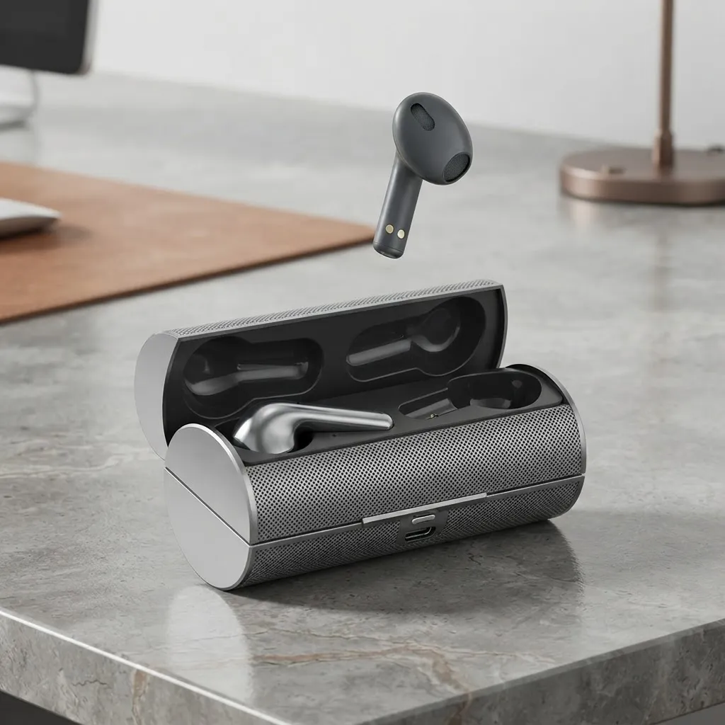 Audifonos Ezra Con Estuche Parlante Bluetooth Auriculares Port til-2