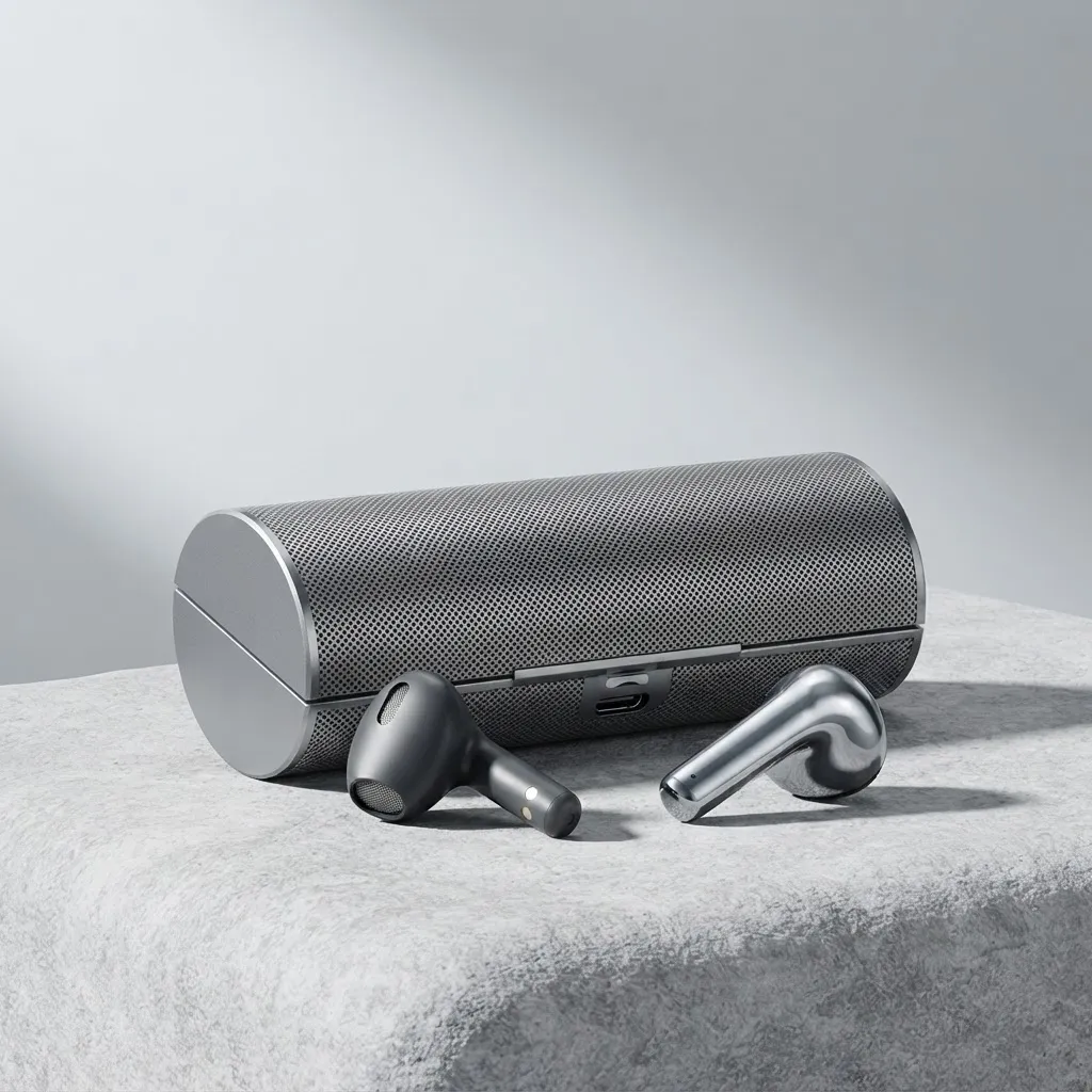 Audifonos Ezra Con Estuche Parlante Bluetooth Auriculares Port til-3