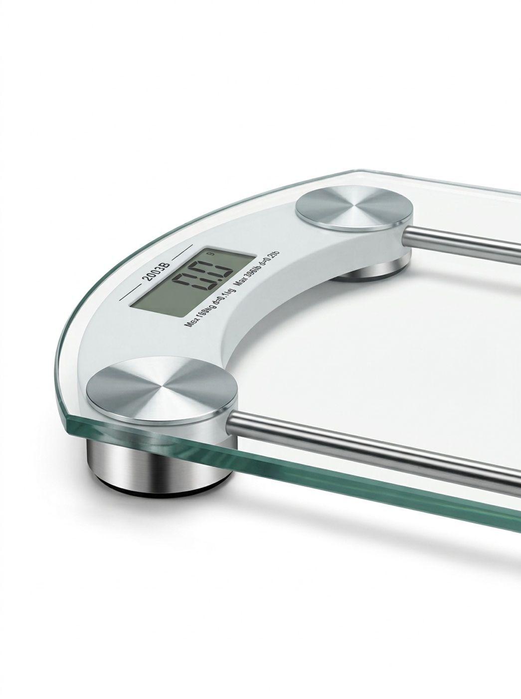 Balanza digital de ba o superficie de vidrio templado 150kg-2