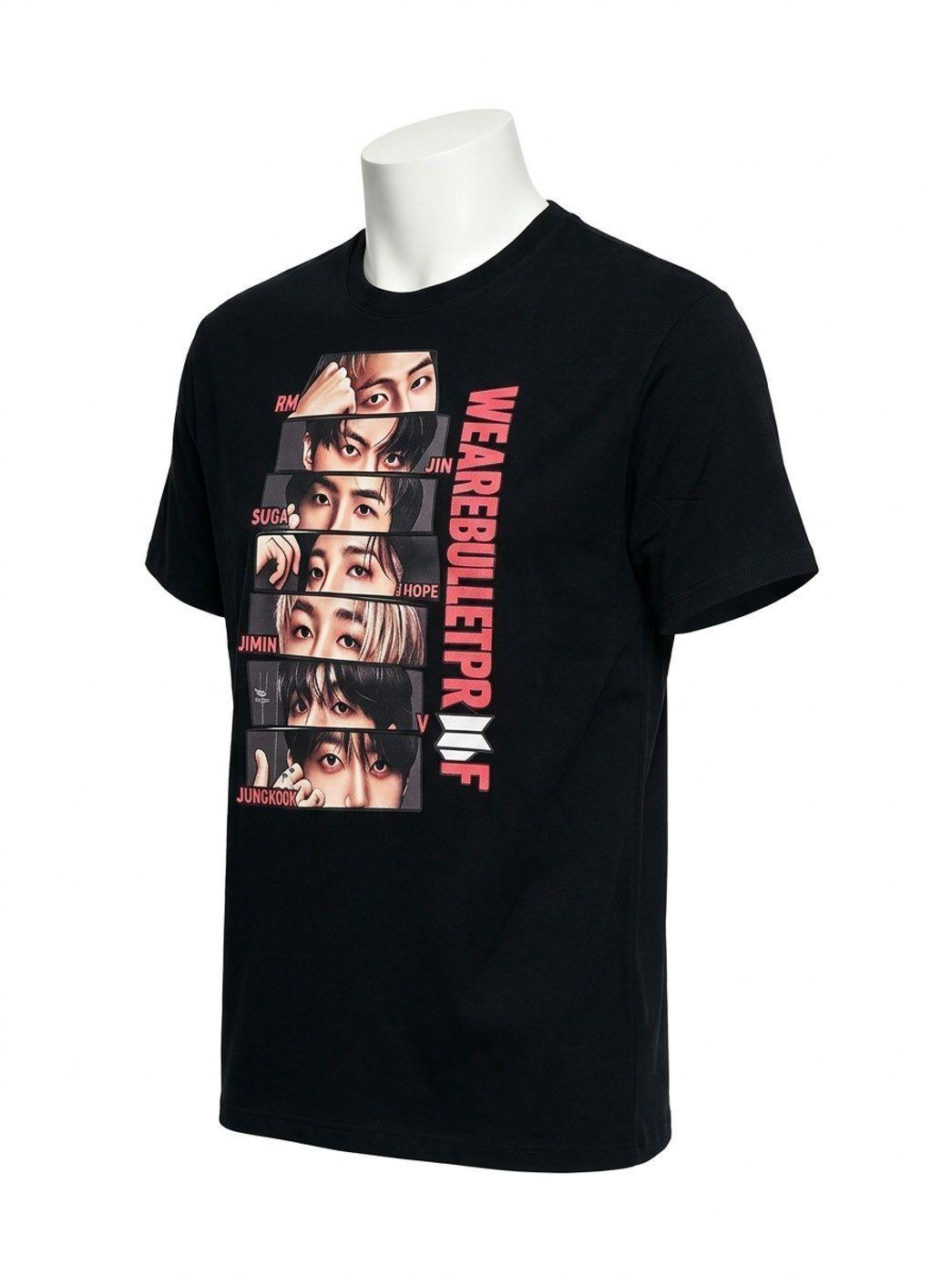 Polera Bts We Are Bulletproof Kpop Algodon Estampado-1